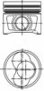 VW 038107065HE Piston